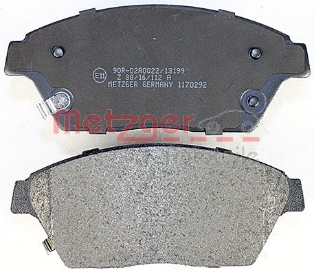 METZGER 1170292 GREENPARTS Bremsbelagsatz, Scheibenbremse
